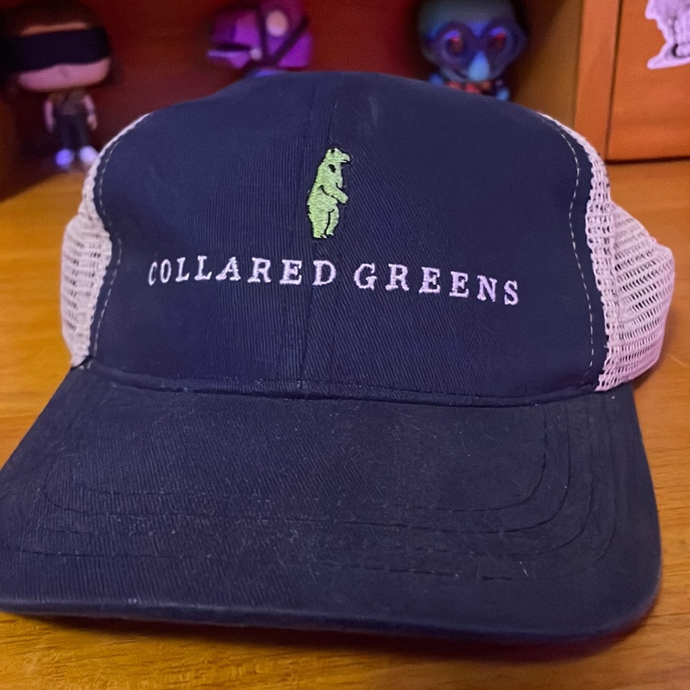 collared greens adult one size blueish